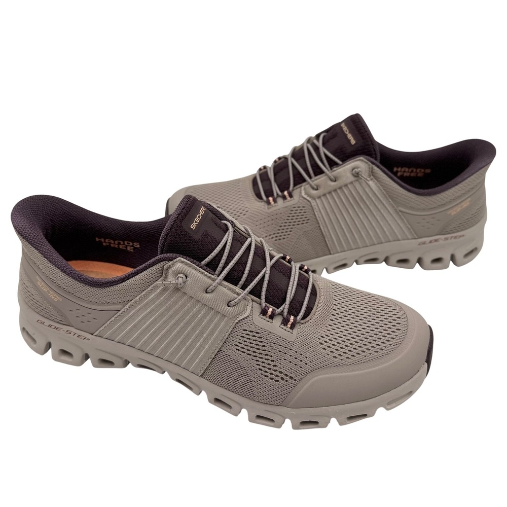 Skechers Hands Free Slip ins Glide Step Stargaze Shoes Women 10 Taupe 104801